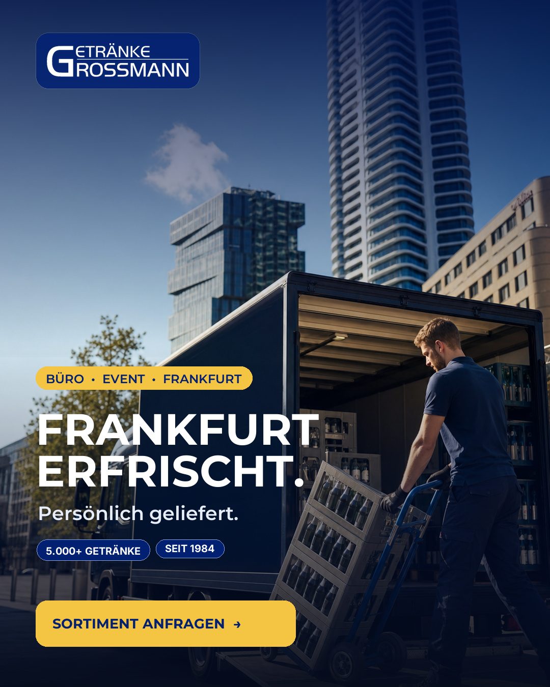 Getränke Grossmann: Frankfurt erfrischt
