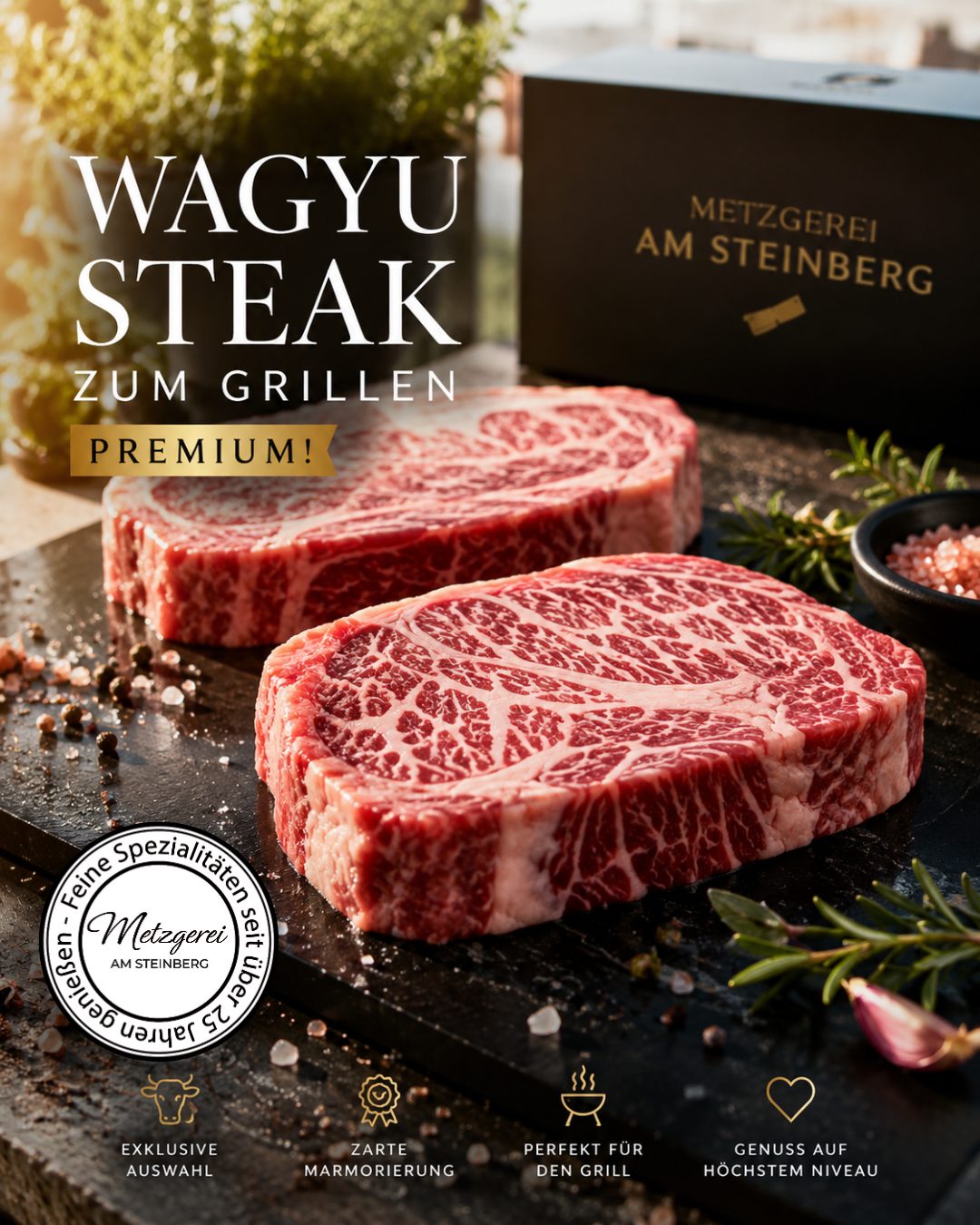 Metzgerei am Steinberg: Wagyu Steak